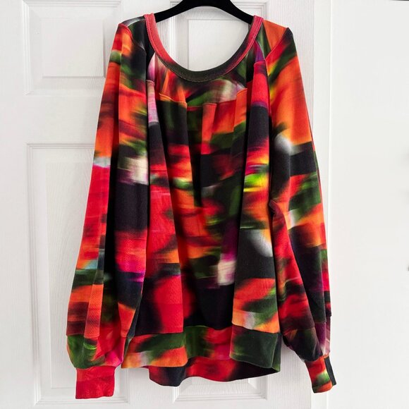 Dries Van Noten Printed Sweatshirt, Size Medium (Fits size Large) - Picture 1 of 9